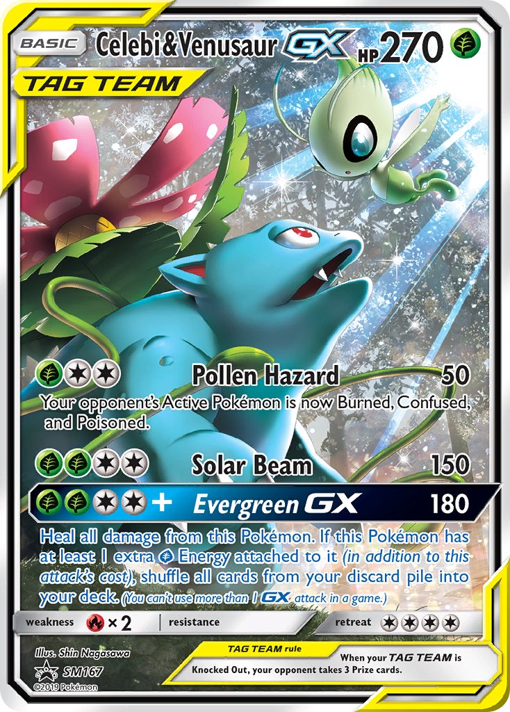 Celebi & Venusaur GX (SM167) [Sun & Moon: Black Star Promos] | Rock City Comics