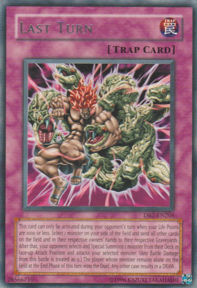 Last Turn [DB2-EN206] Rare | Rock City Comics