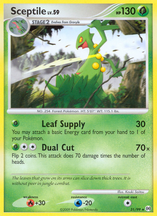 Sceptile (31/99) [Platinum: Arceus] | Rock City Comics