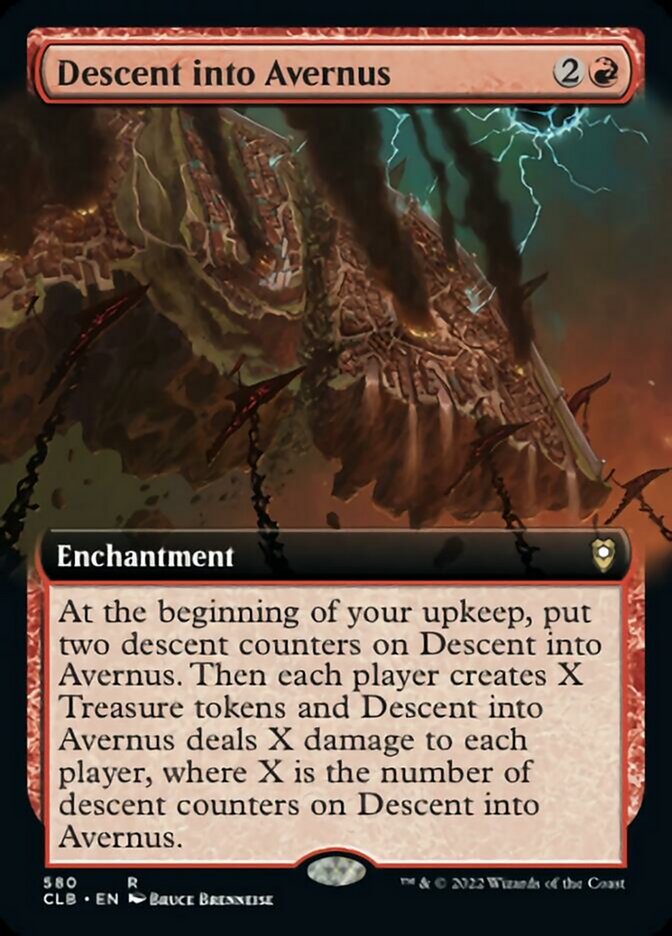 Descent into Avernus (Extended Art) [Commander Legends: Battle for Baldur's Gate] | Rock City Comics