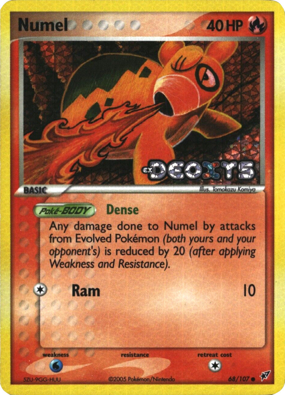 Numel (68/107) (Stamped) [EX: Deoxys] | Rock City Comics