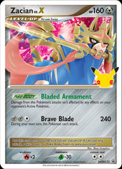 Zacian LV.X (SWSH135) (Celebrations) [Sword & Shield: Black Star Promos] | Rock City Comics