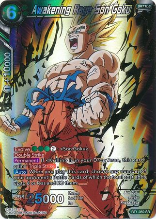 Awakening Rage Son Goku [BT1-059] | Rock City Comics