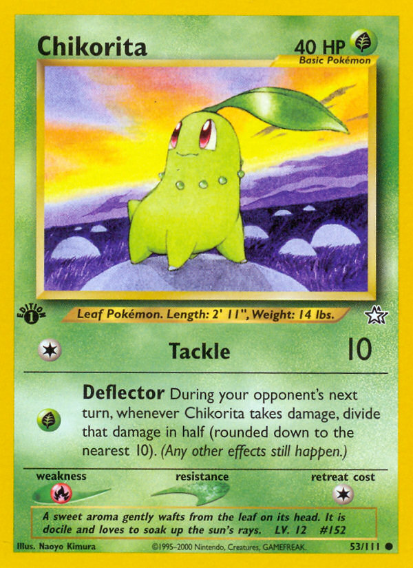 Chikorita (53/111) [Neo Genesis 1st Edition] | Rock City Comics