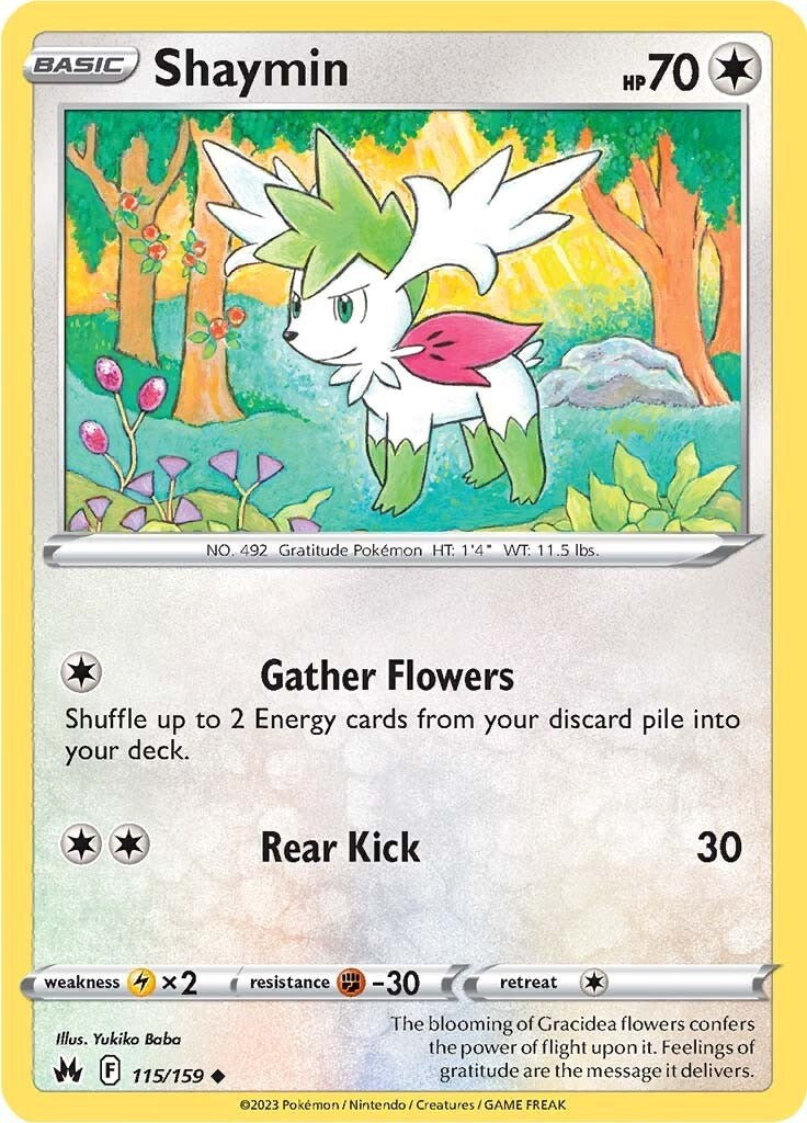 Shaymin (115/159) [Sword & Shield: Crown Zenith] | Rock City Comics