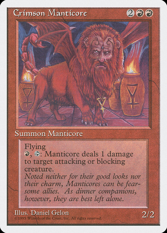 Crimson Manticore [Fourth Edition] | Rock City Comics