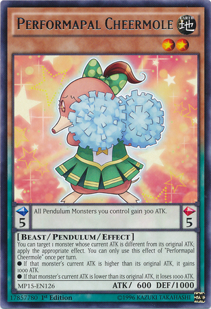 Performapal Cheermole [MP15-EN126] Rare | Rock City Comics