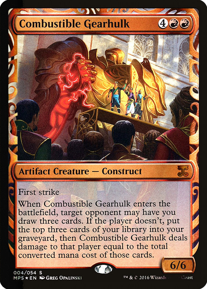 Combustible Gearhulk [Kaladesh Inventions] | Rock City Comics