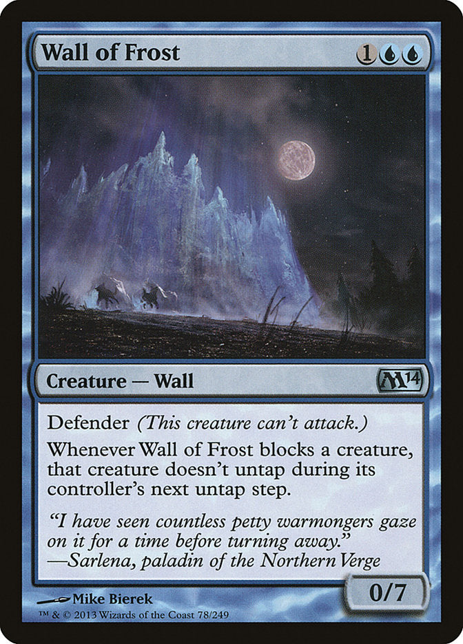 Wall of Frost [Magic 2014] | Rock City Comics