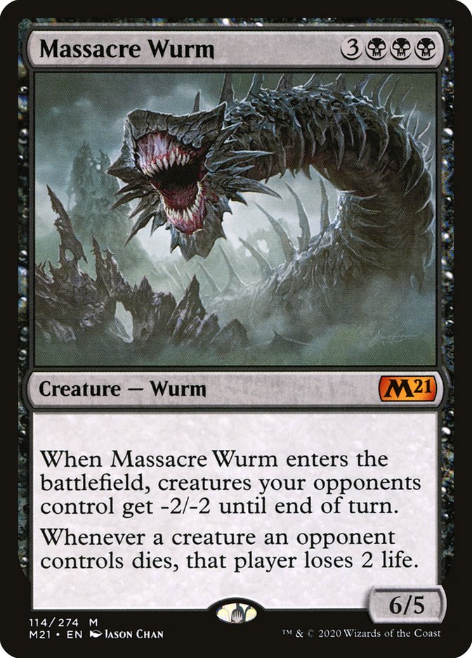 Massacre Wurm [Core Set 2021] | Rock City Comics