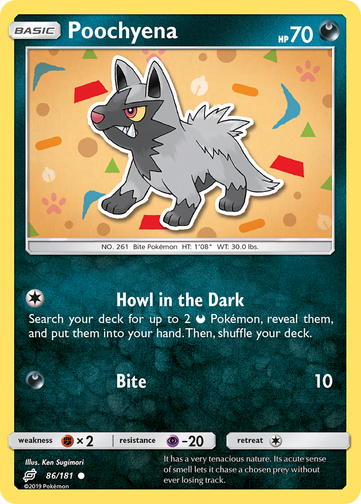 Poochyena (86/181) [Sun & Moon: Team Up] | Rock City Comics