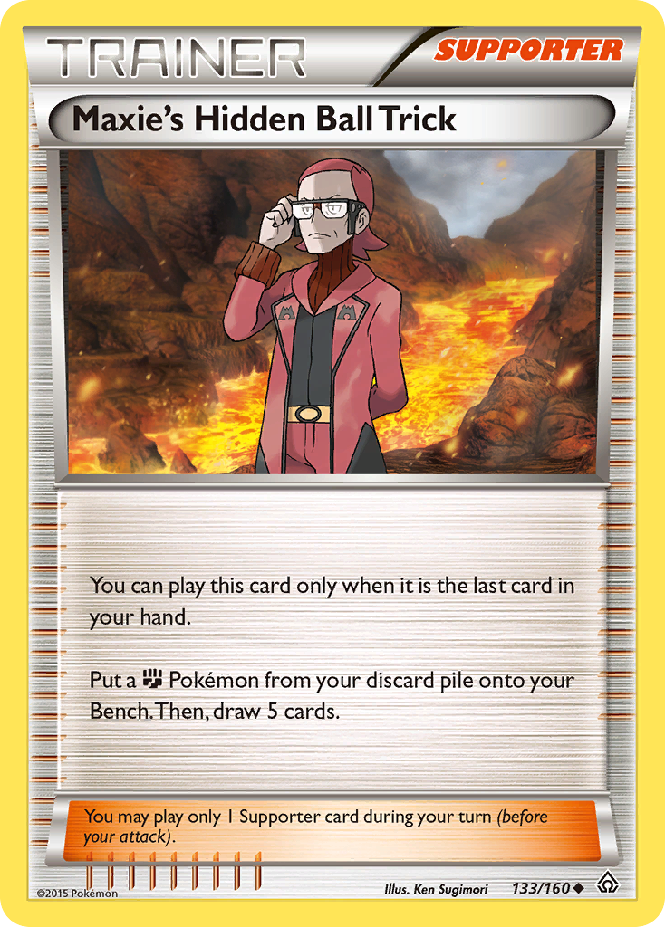 Maxie's Hidden Ball Trick (133/160) [XY: Primal Clash] | Rock City Comics