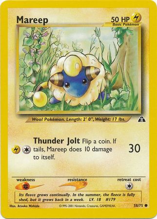 Mareep (58/75) [Neo Discovery Unlimited] | Rock City Comics