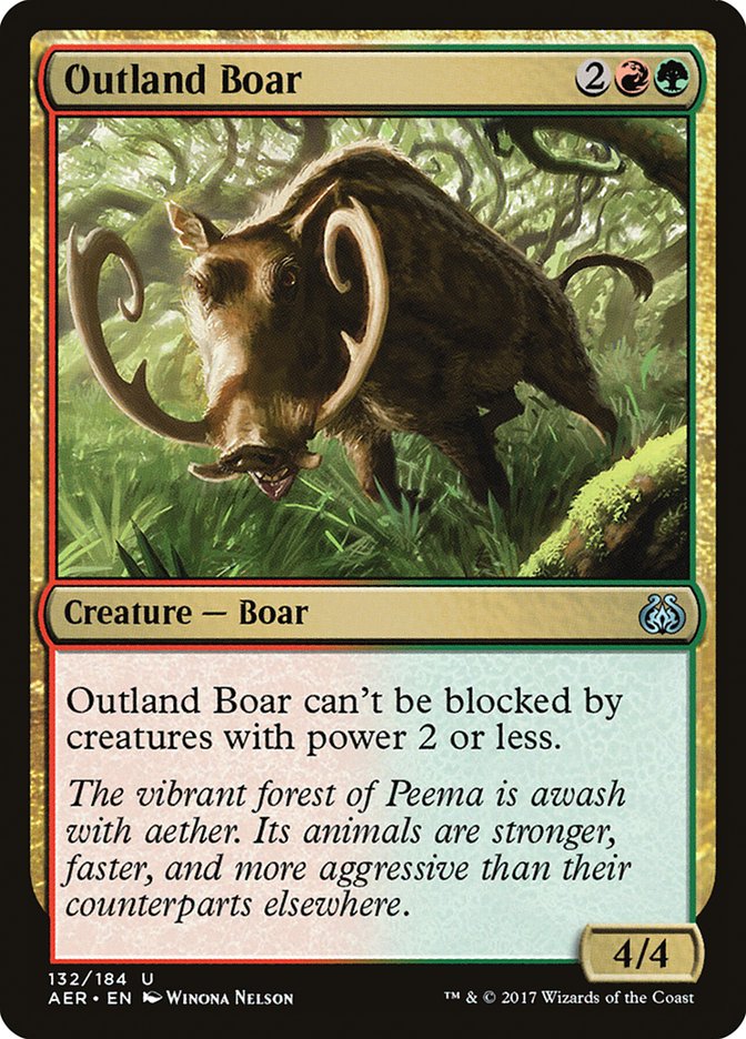 Outland Boar [Aether Revolt] | Rock City Comics