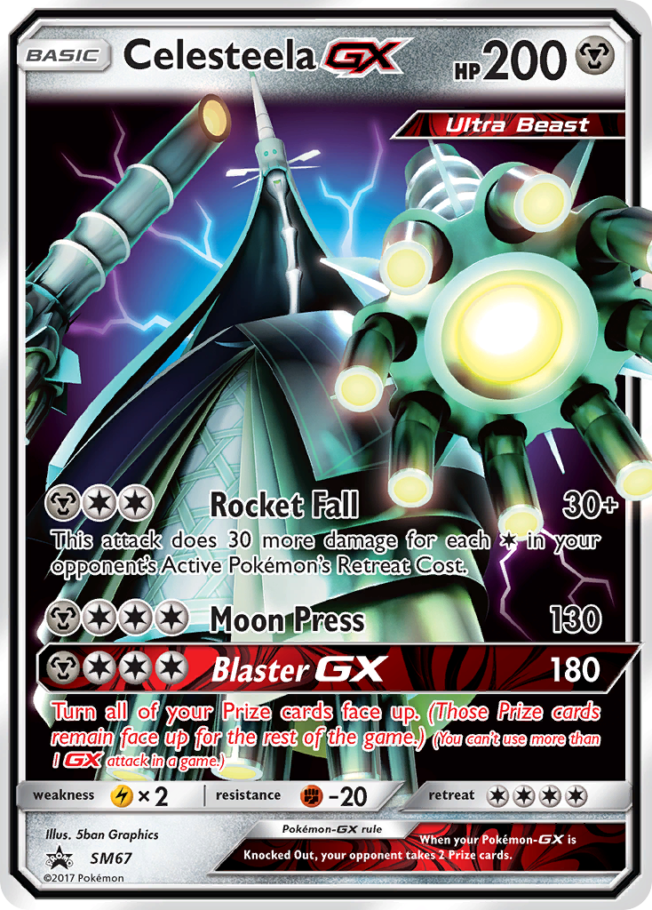 Celesteela GX (SM67) [Sun & Moon: Black Star Promos] | Rock City Comics