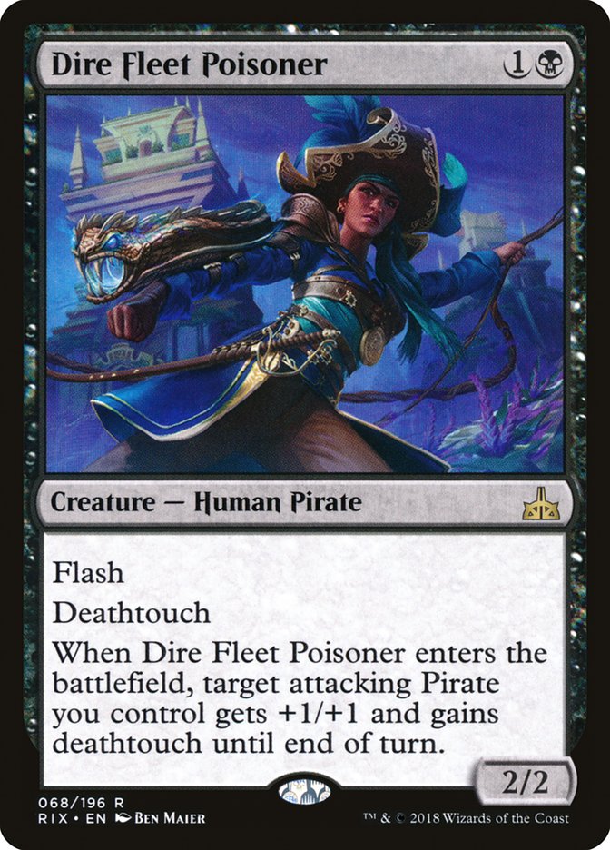 Dire Fleet Poisoner [Rivals of Ixalan] | Rock City Comics