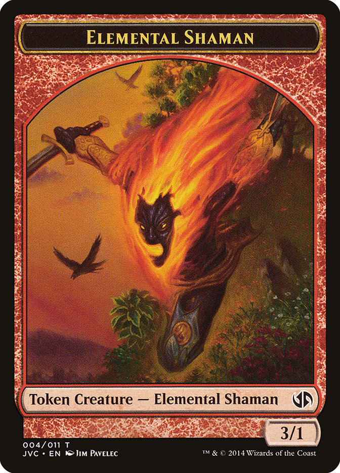 Elemental Shaman Token (Jace vs. Chandra) [Duel Decks Anthology Tokens] | Rock City Comics