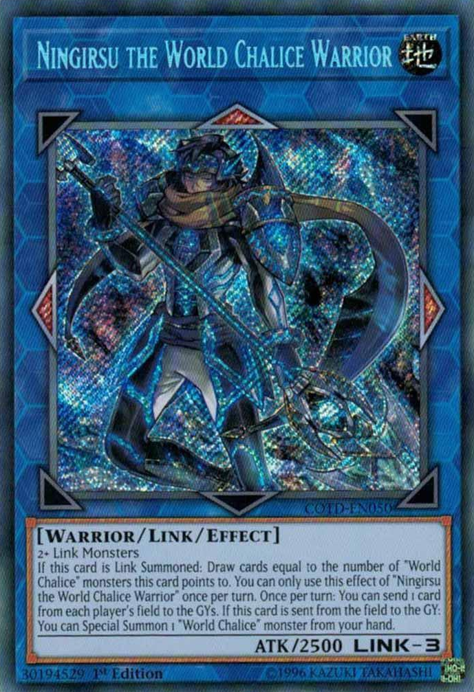 Ningirsu the World Chalice Warrior [COTD-EN050] Secret Rare | Rock City Comics