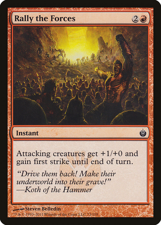 Rally the Forces [Mirrodin Besieged] | Rock City Comics