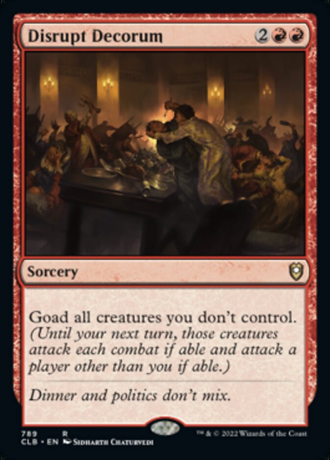 Disrupt Decorum [Commander Legends: Battle for Baldur's Gate] | Rock City Comics
