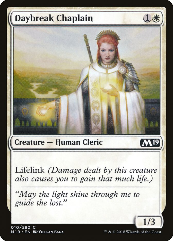 Daybreak Chaplain [Core Set 2019] | Rock City Comics