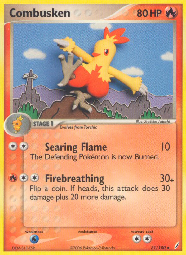 Combusken (31/100) [EX: Crystal Guardians] | Rock City Comics