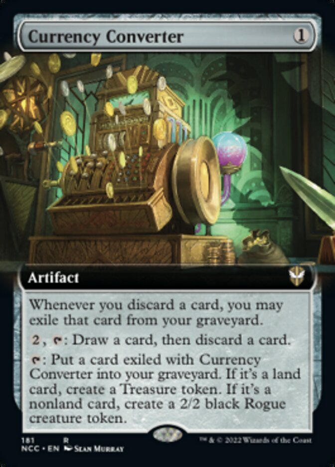 Currency Converter (Extended Art) [Streets of New Capenna Commander] | Rock City Comics