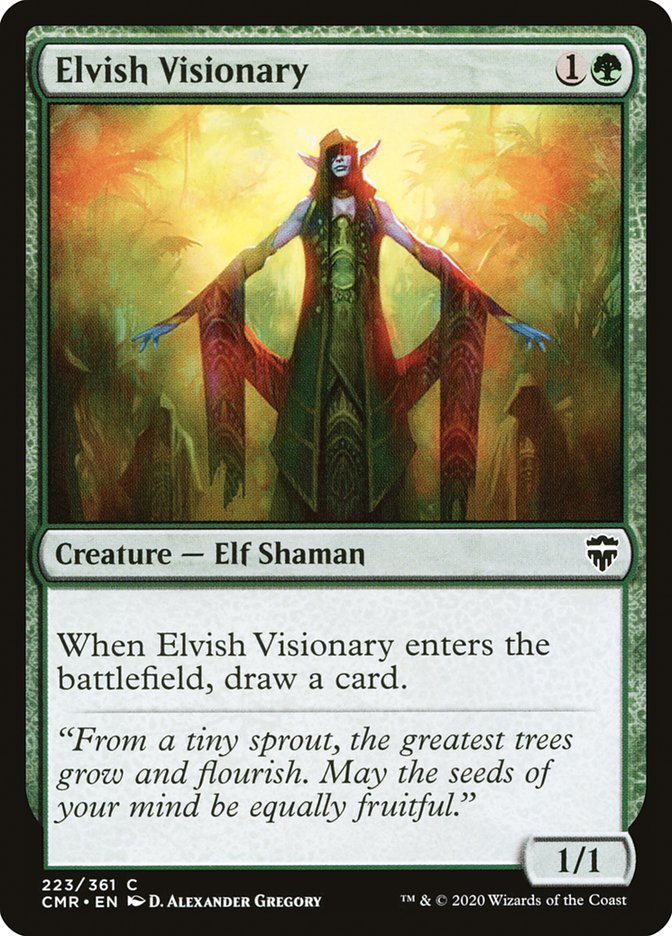 Elvish Visionary [Commander Legends] | Rock City Comics