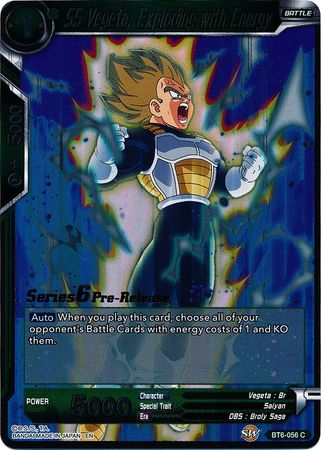 SS Vegeta, Exploding with Energy [BT6-056_PR] | Rock City Comics