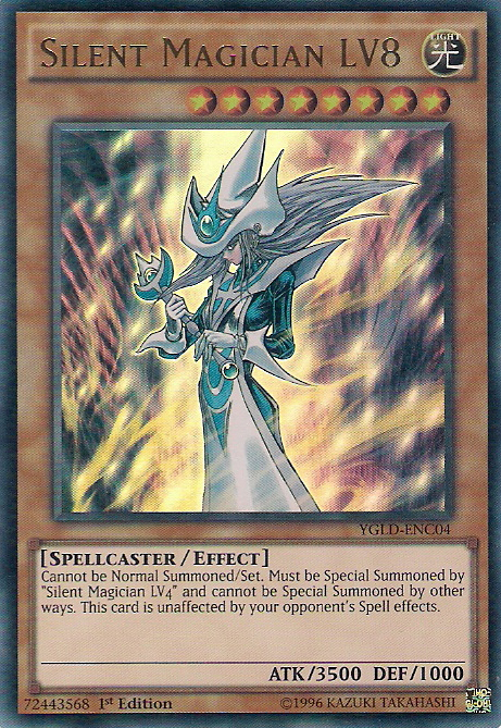 Silent Magician LV8 [YGLD-ENC04] Ultra Rare | Rock City Comics