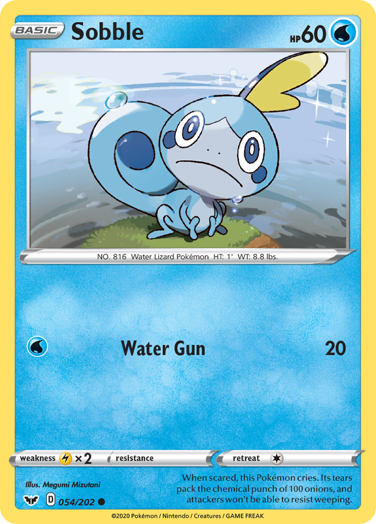 Sobble (054/202) [Sword & Shield: Base Set] | Rock City Comics