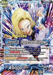 Android 18 // Android 18, Impenetrable Rushdown (BT20-023) [Power Absorbed Prerelease Promos] | Rock City Comics