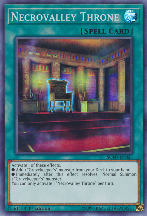 Necrovalley Throne [SOFU-EN055] Super Rare | Rock City Comics