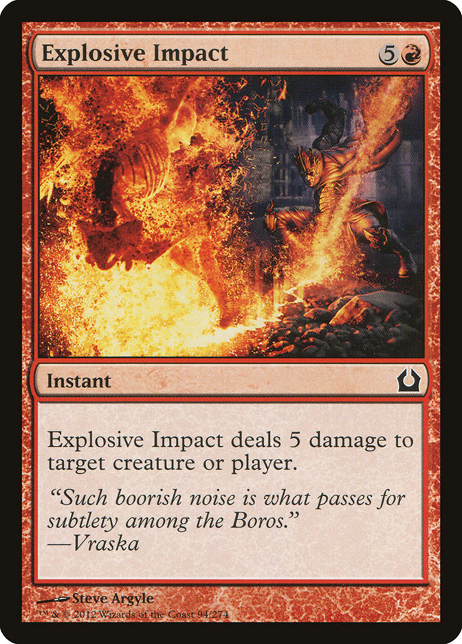 Explosive Impact [Return to Ravnica] | Rock City Comics