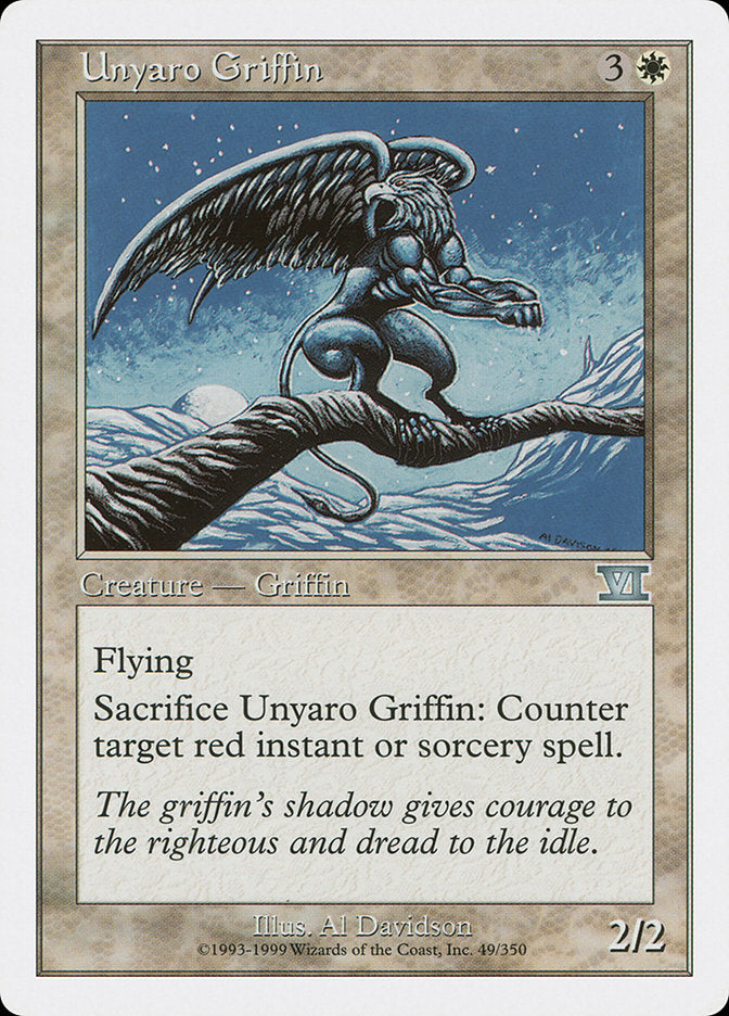 Unyaro Griffin [Classic Sixth Edition] | Rock City Comics