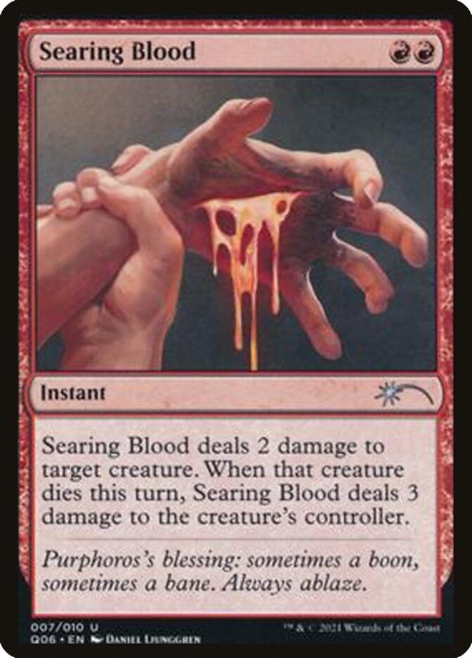 Searing Blood [Pioneer Challenger Decks 2021] | Rock City Comics