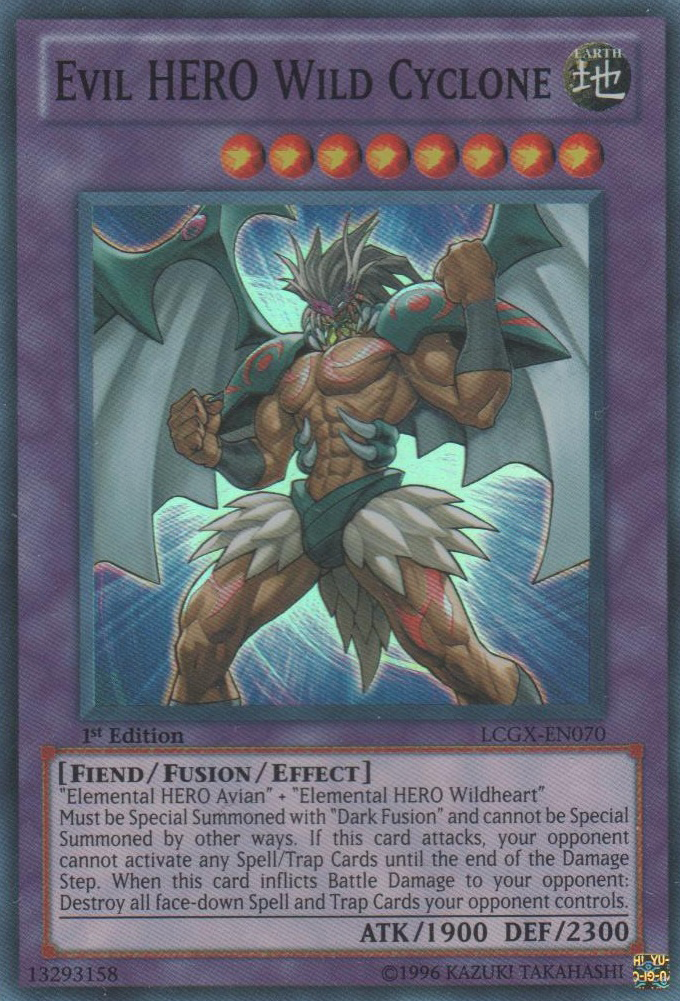 Evil HERO Wild Cyclone [LCGX-EN070] Super Rare | Rock City Comics