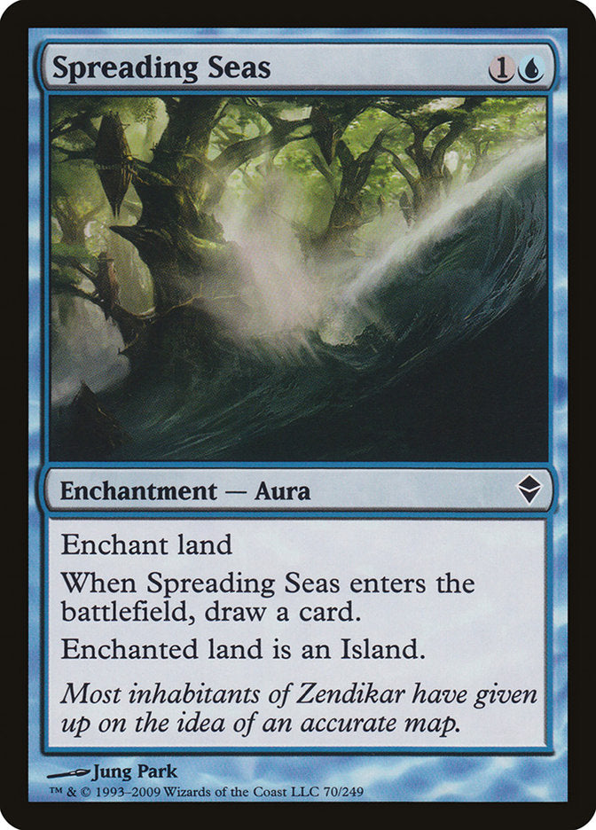 Spreading Seas [Zendikar] | Rock City Comics