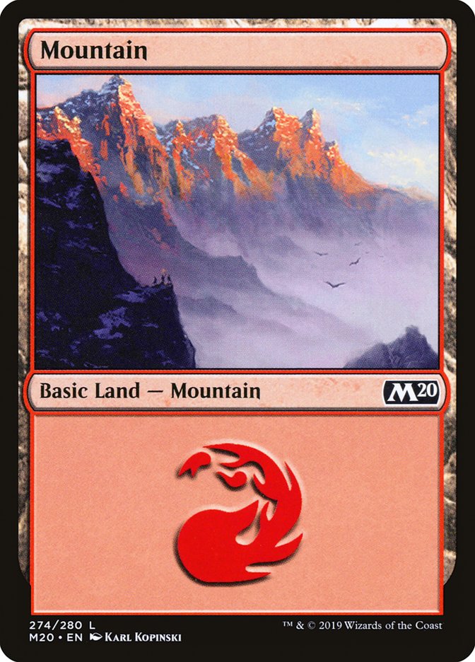 Mountain (274) [Core Set 2020] | Rock City Comics