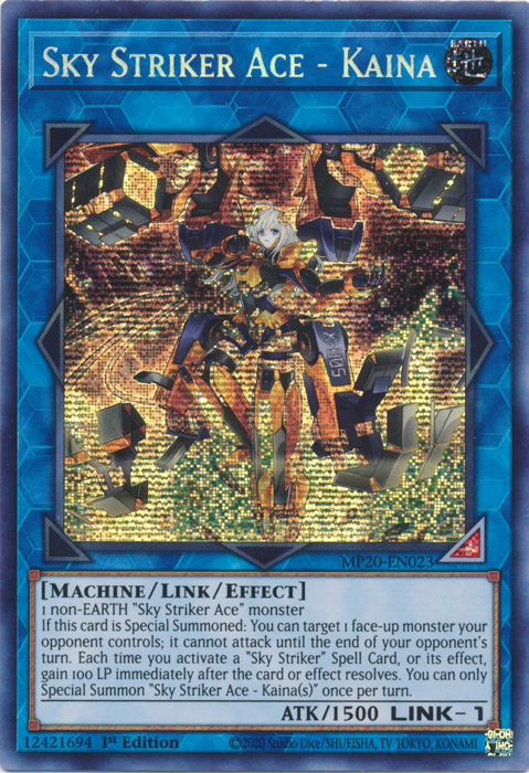 Sky Striker Ace - Kaina [MP20-EN023] Prismatic Secret Rare | Rock City Comics