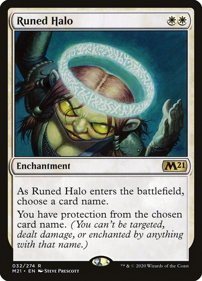 Runed Halo [Core Set 2021] | Rock City Comics