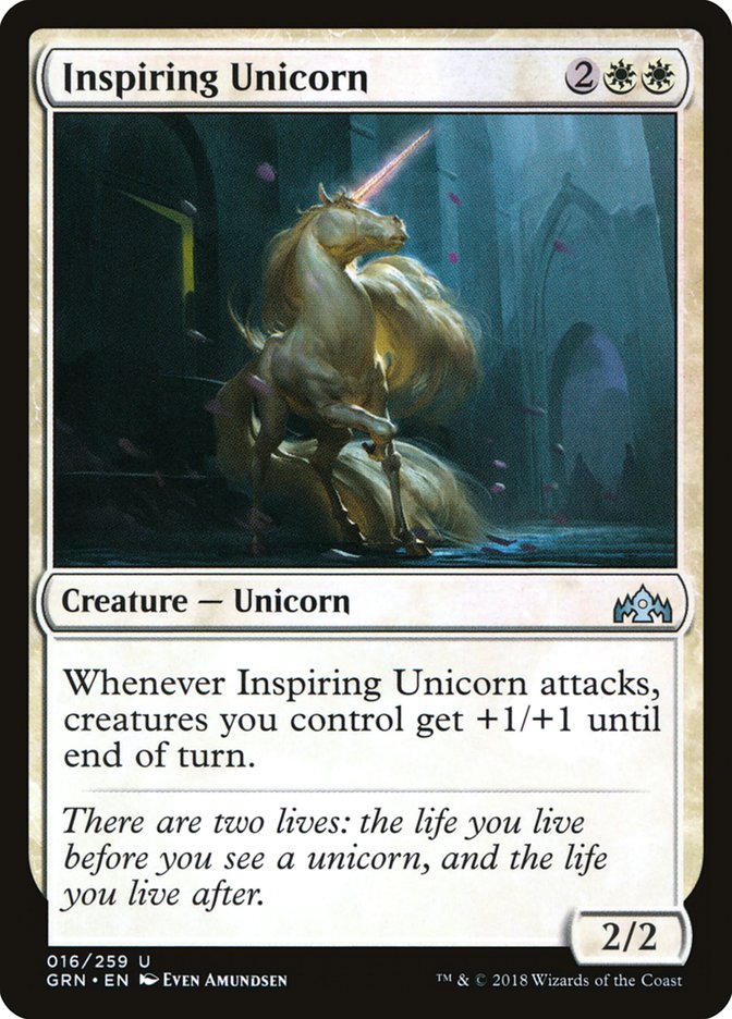 Inspiring Unicorn [Guilds of Ravnica] | Rock City Comics