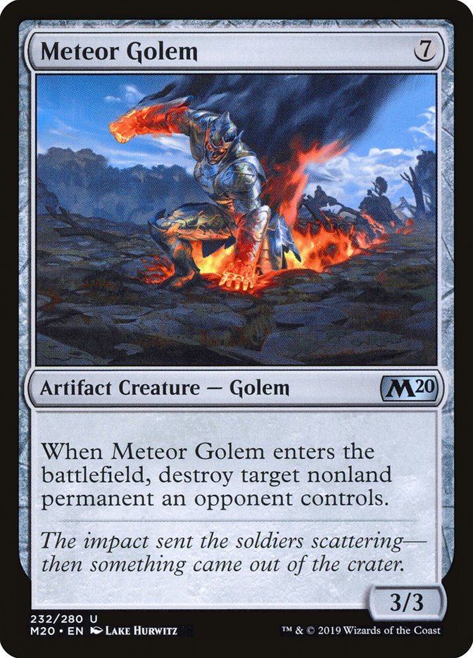 Meteor Golem [Core Set 2020] | Rock City Comics