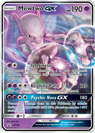 Mewtwo GX (SM196) (Jumbo Card) [Sun & Moon: Black Star Promos] | Rock City Comics