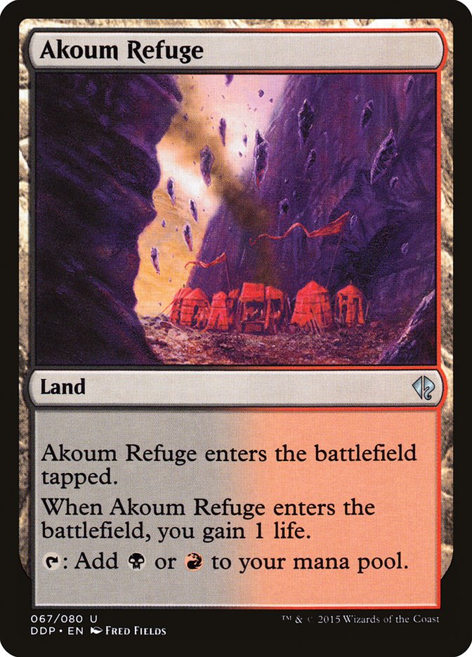 Akoum Refuge [Duel Decks: Zendikar vs. Eldrazi] | Rock City Comics