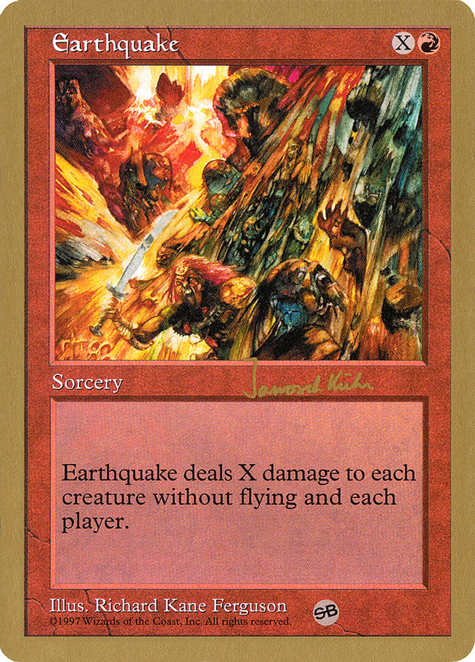 Earthquake (Janosch Kuhn) (SB) [World Championship Decks 1997] | Rock City Comics