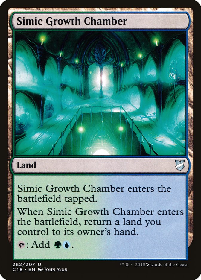 Simic Growth Chamber [Commander 2018] | Rock City Comics