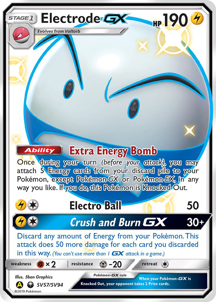 Electrode GX (SV57/SV94) [Sun & Moon: Hidden Fates - Shiny Vault] | Rock City Comics