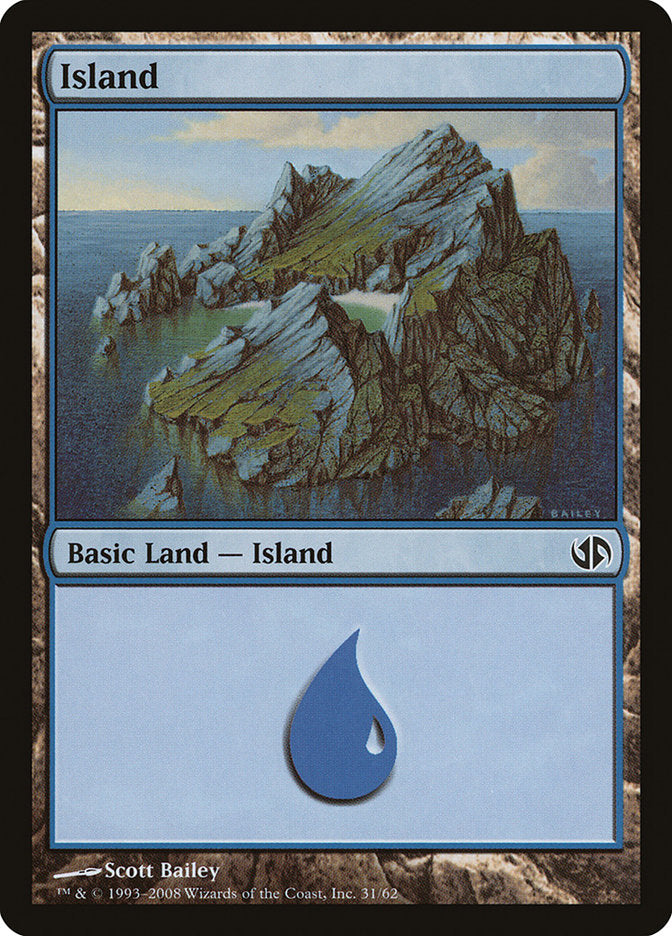 Island (31) [Duel Decks: Jace vs. Chandra] | Rock City Comics