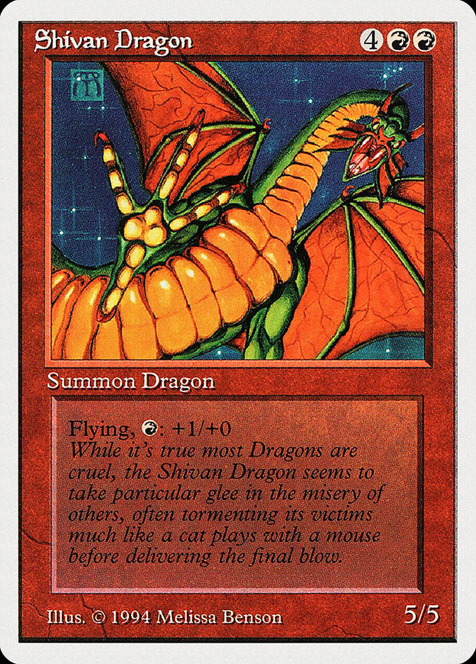 Shivan Dragon [Summer Magic / Edgar] | Rock City Comics